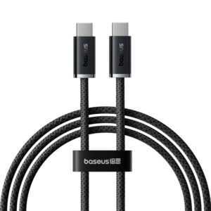 Stay powered up with the BASEUS Dynamic 3 Series Type-C to Type-C 100W Cable.