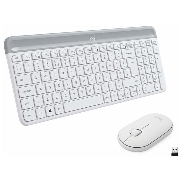 LOGITECH MK470 WIRELESS COMBO KEYBOARD WHITE 920-009181