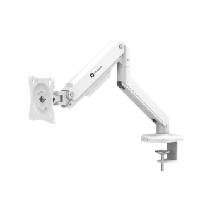 GAMEON GAS MECHANICAL SPRING SINGLE MONITOR ARM WHITE GO-5600