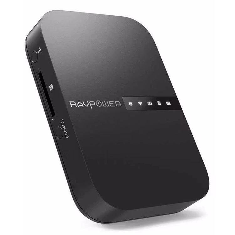 Stay connected no matter where your travels take you with the RAVPower WL Travel Router WD009.