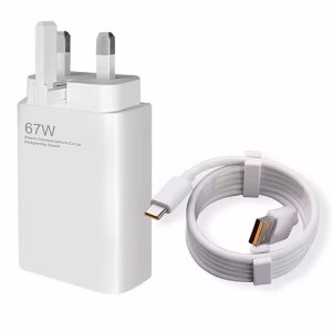 XIAOMI 67W ADAPTOR WITH TYPE C CABLE WHITE