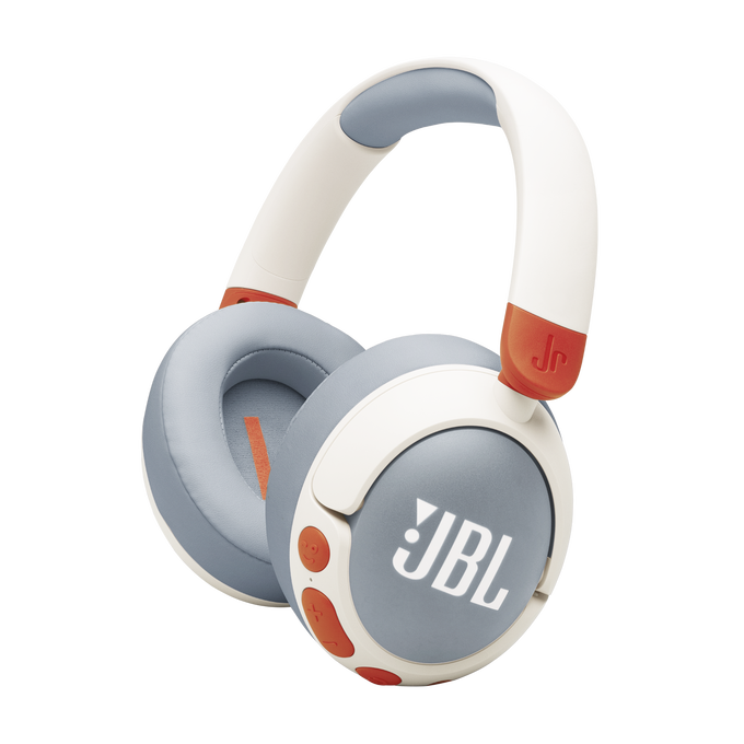 Give your child the perfect audio companion with the JBL JR 470NC Wireless Noise Cancelling Over-Ear Headphones in White.