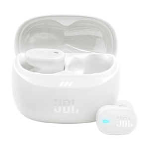 Elevate your everyday listening experience with the JBL Tune Buds 2 True Wireless In-Ear Earbuds With Mic – White