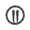 Charge smarter and faster with the ENERGEA C94 NyloFlex USB-C to Lightning Cable (1.5M, Black).