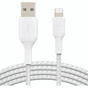 BELKIN BOOST CHARGE BRAIDED LIGHTNING TO USB-A CABLE 1M -BLACK CAA002BT1MBK