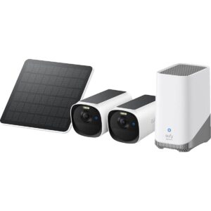 ANKER EUFY CAM E40 2-CAM KIT HOME BASE S380 AND SOLOR PANEL E8144323