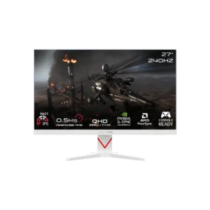 GAMEON DOMINATOR SERIES 27 INCH QHD 240HZ MPRT 0.5MS FAST IPS GAMING MONITOR WHITE GOAD27QHD240IPS