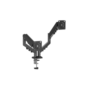 Take your gaming and multitasking setup to the next level with the GAMEON GO-5550 Gas Spring Mechanical Double Monitor Arm.