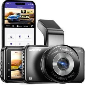 AZDOME FullHD Front & Rear Dash Camera Kit with WiFi - M17 Pro WR02