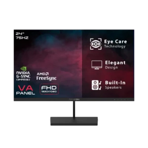 GAMEON 24 INCH FHD 1080P 75HZ 5MS VA PANEL GAMING MONITOR BLACK GB24F75