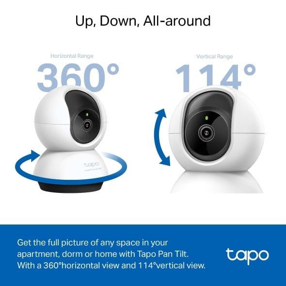 TP LINK PAN TILT HOME SECURITY WIFI CAMERA TAPO C220 - Image 7