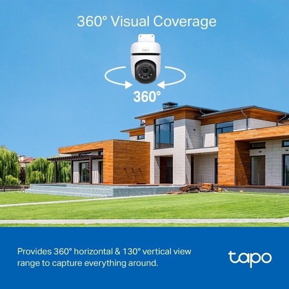 TP-Link Outdoor Pan Tilt Home Security WiFi Camera - Tapo C510W - Image 8