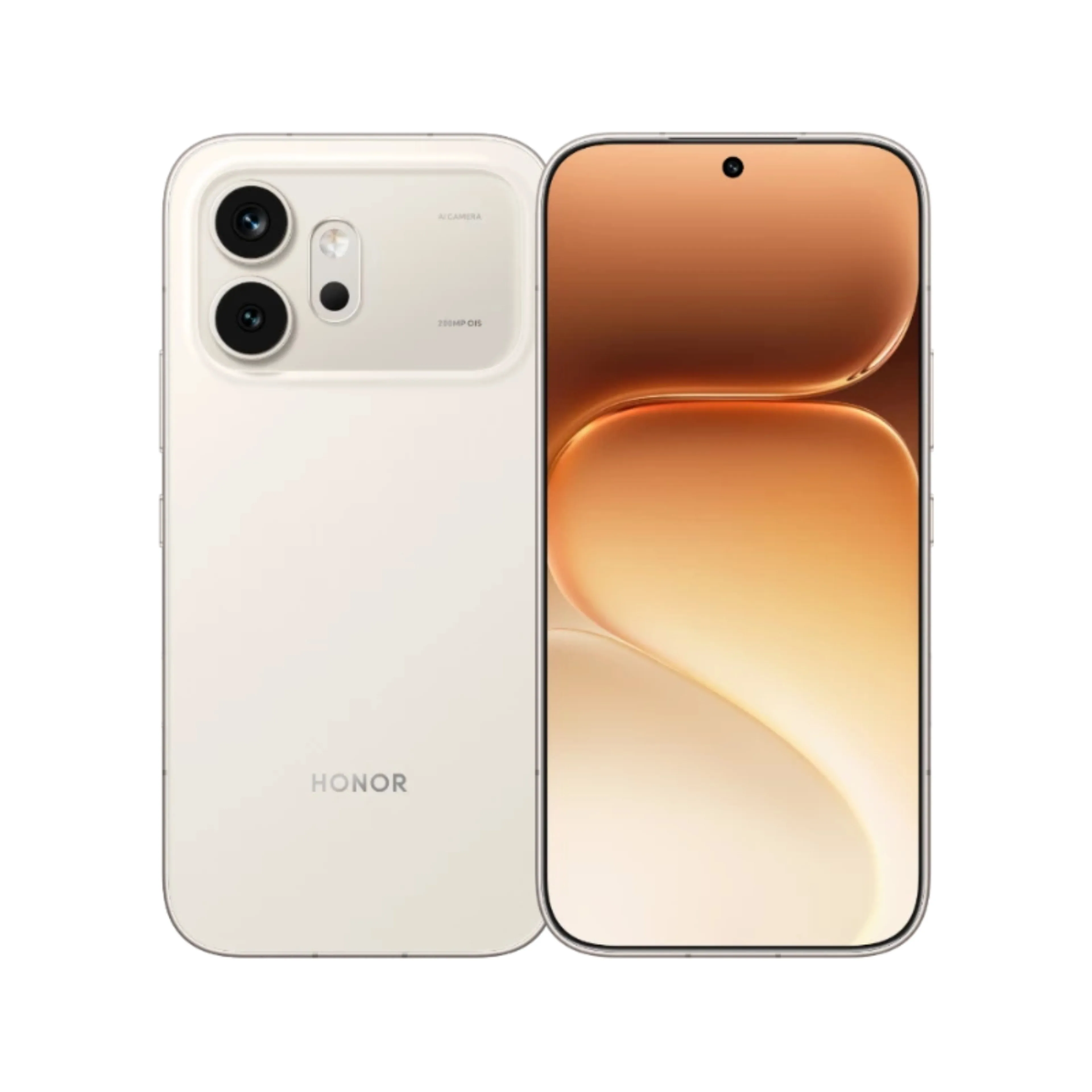HONOR 600 5G 12GB-256GB GOLDEN WHITE WITH HONOR GIFT CELLPHONE SELFIE LIGHT VKJ-NX9