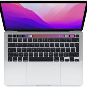 APPLE MACBOOK PRO 13 INCH M2 CHIP 8 CORE CPU 10 CORE GPU 8GB 256GB SILVER MNEP3 ARABIC