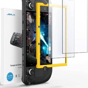 JSAUX ANTI-GLARE SCREEN PROTECTOR FOR STEAM DECK WITH GUIDING FRAME GP0110 - (PACK OF 2)