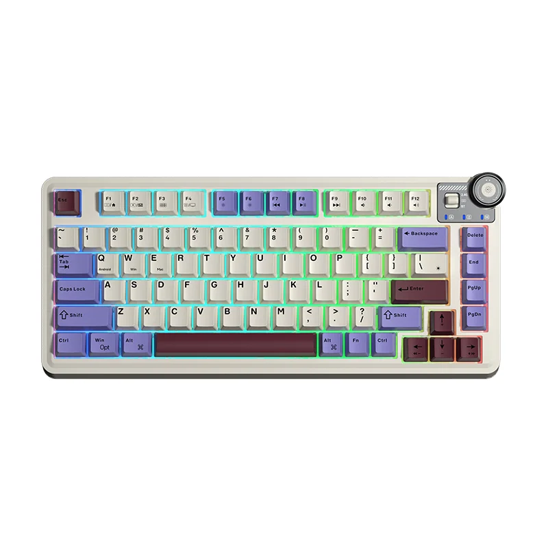 Upgrade your gaming setup with the AULA 75 Keys RGB 75% Mechanical Gaming Keyboard