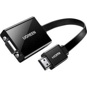 UGREEN HDMI TO VGA CONVERTER WITH AUDIO BLACK 40233