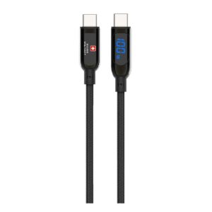 SWISS MILITARY USB-C TO USB-C 100W CABLE 2M CB-CC100W