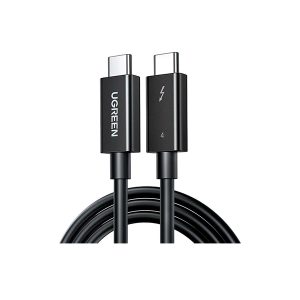 UGREEN USB-C TO USB-C THUNDERBOLT 4 CABLE 0.8M BLACK 30389