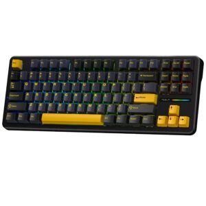 Boost your gaming setup with the AULA 87 Keys RGB 80% Mechanical Gaming Keyboard in Thunder Black.