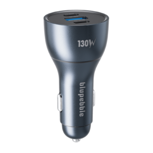 BluPebble Navi Power 130W Car Charger with 2x USB-C and 1x USB-A Ports - BP-CC0130-SG
