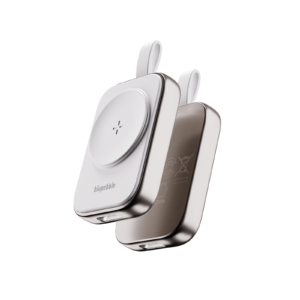 Bluepebble Mini Mag Portable Wireless Magnetic 5W USB-C Charger - For Watch and AirPods - White BP-MINIMAG5W-WHTI