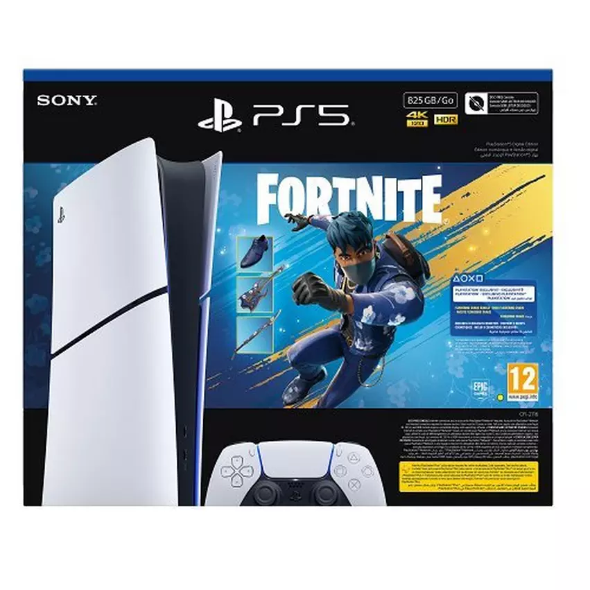 Step into next-generation gaming with the Sony PlayStation 5 Digital Console Fortnite Edition White CFI-2016, built to deliver exceptional speed, stunning visuals, and immersive gameplay