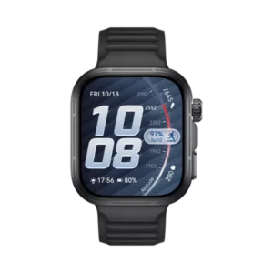 HUAWEI WATCH FIT 5 PRO BLACK ALUMINUM ALLOY CASE BLACK FLUOROELASTOMER STRAP NKI-B29 55020HRF