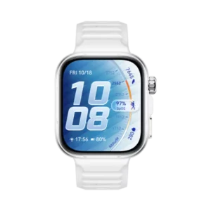 HUAWEI WATCH FIT 5 PRO WHITE ALUMINUM ALLOY CASE WHITE FLUOROELASTOMER STRAP NKI-B29 55020HRE