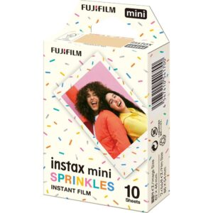 Capture your sweetest memories with the FUJIFILM INSTAX MINI Sprinkles Sheet Cartridge