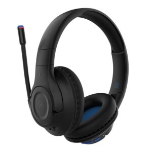 Designed with kids in mind, the Belkin SoundForm Inspire Wireless Over-Ear Headset offers a safe, comfortable, and fun audio experience.