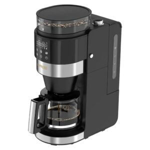 Start every morning with the perfect cup using the LEPRESSO GrindBrew Pro Coffee Brewer with Bean Grinder (Model: LPCFFM0043).