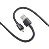 Charge your Apple devices efficiently and securely with the PORODO USB-A to Lightning Braided Cable PD12W.