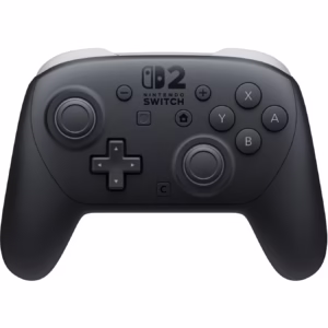 Take control of your gameplay with the Nintendo Switch™ 2 Pro Controller in sleek black