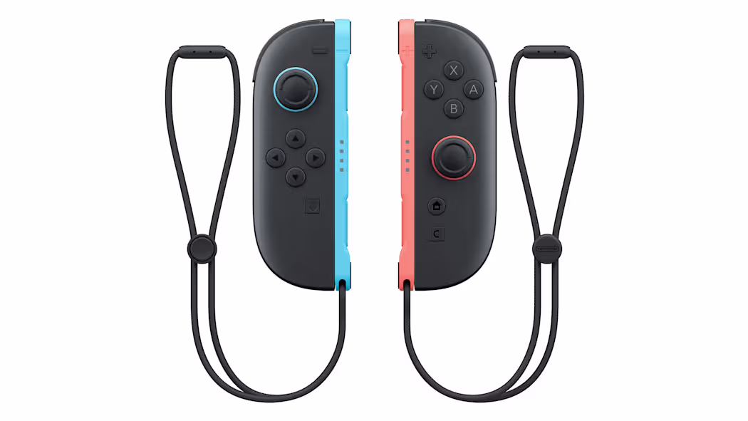 Step into next-level gaming with the Nintendo Switch 2 Left & Right Joy-Con 2 Controllers in vibrant Blue and Red