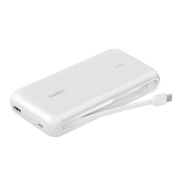 Stay powered wherever life takes you with the Belkin BOOST CHARGE Power Bank 20K.