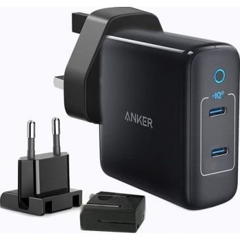 ANKER POWERPORT ATOM III DUO BLACK A2629H11 - 60W GaN Charger - Gadgets