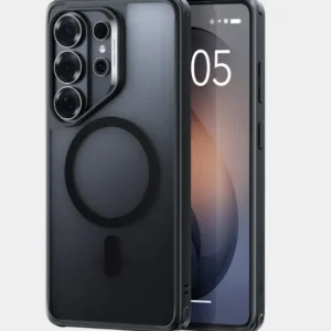 ESR CLASSIC HYBRID MAGNETIC CASE COMPATIBLE WITH S26 ULTRA FROSTED BLACK