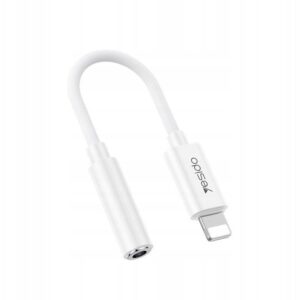 Enhance your wired audio experience with the YESDIO Lightning to 3.5mm Female AUX Audio Cable (YAU44)