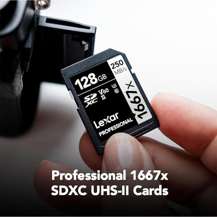 Lexar® Professional 1667x SDXC™ UHS-II Memory Card - Silver Series, Up to 250MB/s High-Speed Performance - Image 2
