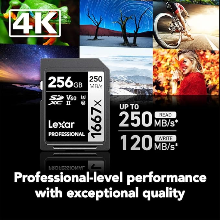 Lexar® Professional 1667x SDXC™ UHS-II Memory Card - Silver Series, Up to 250MB/s High-Speed Performance - Image 7