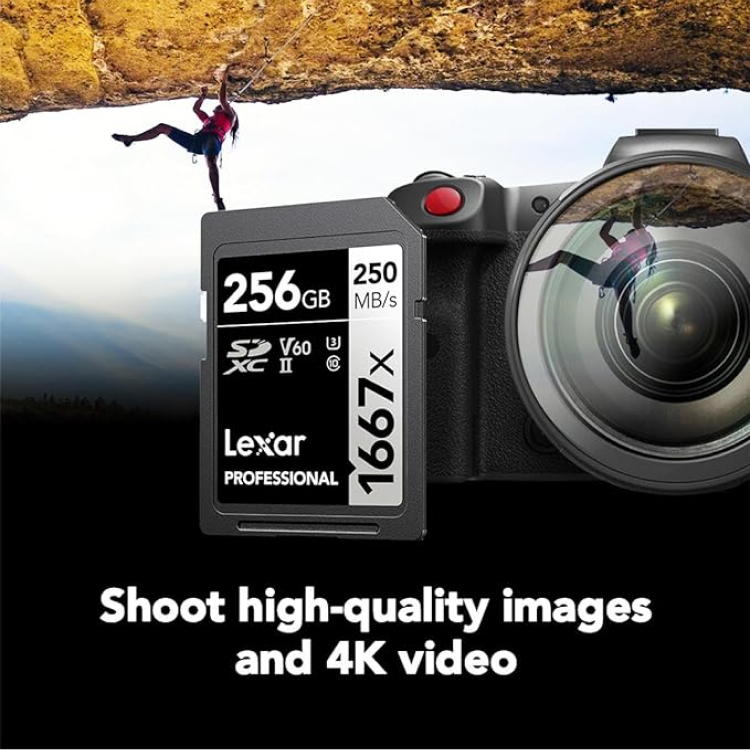 Lexar® Professional 1667x SDXC™ UHS-II Memory Card - Silver Series, Up to 250MB/s High-Speed Performance - Image 6