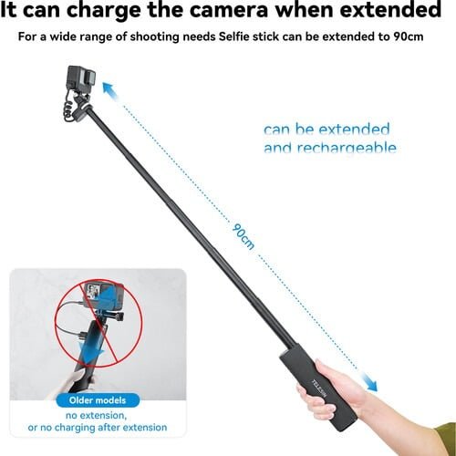 TELESIN RECHARGABLE SELFIE STICK TE-CSS-001 - Image 3