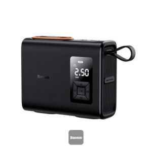 BASEUS ENERGY PUMP MEGA SERIES DUAL CYLINDER WIRELESS INFLATOR BLACK BS-CG007