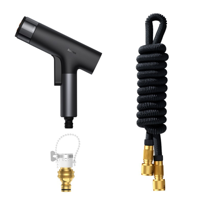 Upgrade your gardening tools with the Baseus GF4 Horticulture Watering Spray Nozzle Black CPYY010001