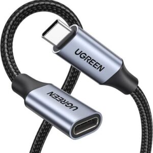 UGREEN USB-C Extension Cable - 1M Gen2, Dark Gray - Gadgets