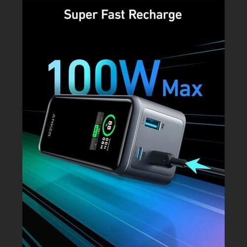 ANKER PRIME MULTI DEVICE 20000MAH 200W FAST CHARGING POWERBANK A1336011 - Image 8