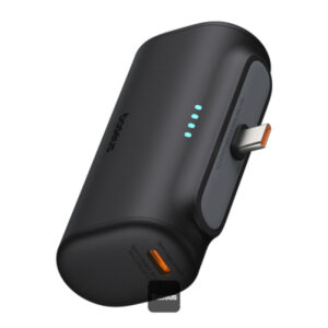 BASEUS COMPACT FAST CHARGING POWER BANK TYPE C EDITION 5000MAH 20W CLUSTER BLACK P10068306113-00-BK