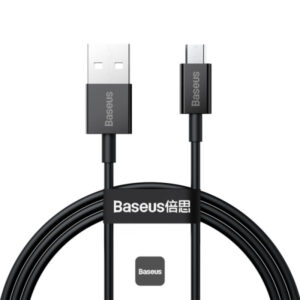 Stay charged and connected with the BASEUS USB to Micro 2A Data Cable, the ideal companion for your micro-USB devices.