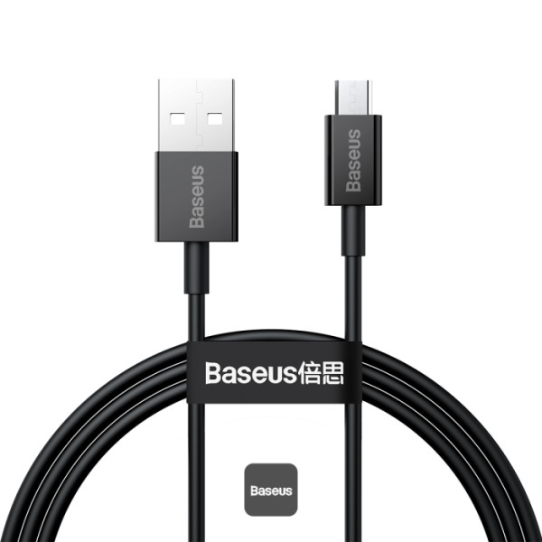 Stay charged and connected with the BASEUS USB to Micro 2A Data Cable, the ideal companion for your micro-USB devices.